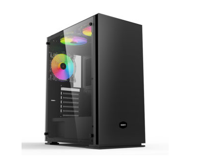 EASE EC141B Mid-Tower ATX Gaming Case Black