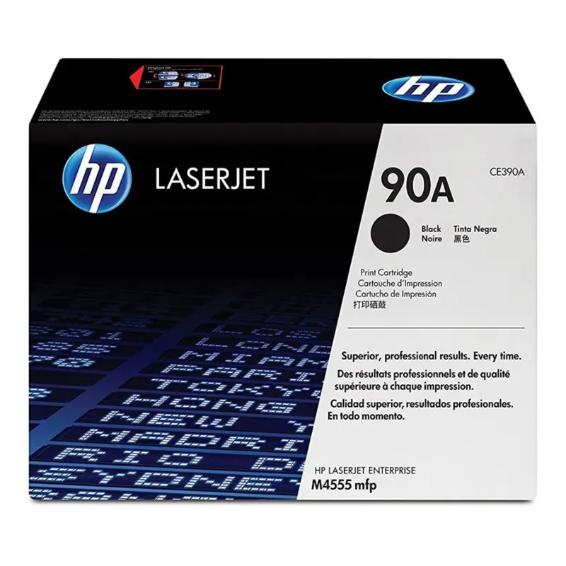HP 90A Black Original LaserJet Toner Cartridge (CE390A) | For HP LaserJet Enterprise M607, M608, M609, MFP M630 Series