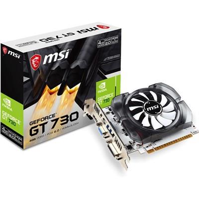 MSI GeForce GT 730 4GB DDR3 Video Graphics Card