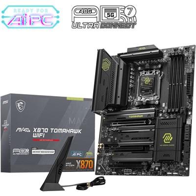 MSI MAG X870 Tomahawk WiFi AMD AM5 DDR5 ATX Motherboard - PCIe 5.0, WiFi 7, Ryzen 9000 Ready