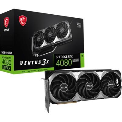 MSI GeForce RTX 4080 SUPER 16G VENTUS 3X OC Graphics Card