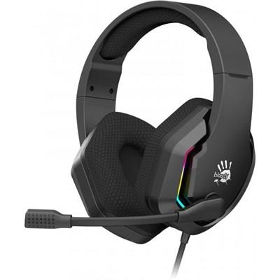 Bloody G260 Virtual 7.1 Surround Sound USB Gaming Headset Black – 50mm Drivers, RGB Flow Backlight, Noise Cancelling Mic, In-Line Control Gaming Headphones