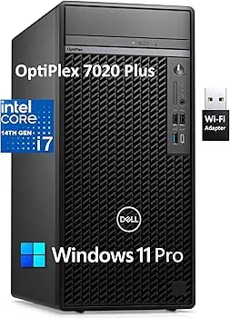 Dell OptiPlex 7020 Desktop PC Intel Core i3 8GB RAM 512GB SSD Business Computer with Keyboard & Mouse