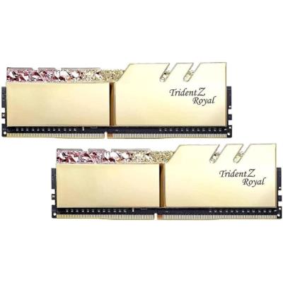 GSkill Trident Z Royal RGB 16GB (2x8GB) DDR4 3600MHz C18 Desktop Memory - Gold