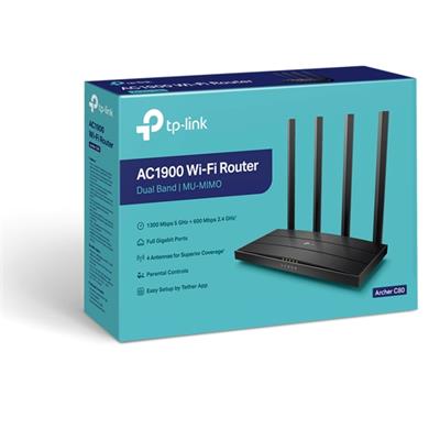TP-Link Archer C80 AC1900 Wireless MU-MIMO Wi-Fi Router - Ver 1.0