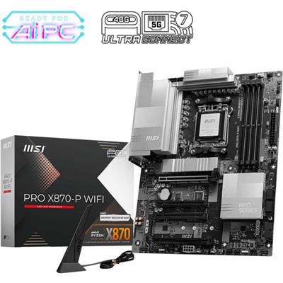 MSI PRO X870-P WiFi AM5 ATX Motherboard – DDR5, PCIe 5.0, WiFi 7, Ryzen 9000 Ready