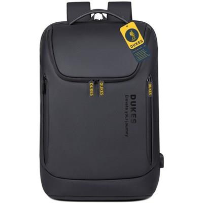 DUKES DM-2304 Laptop Backpack - Black with USB Charging Port