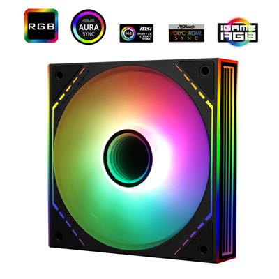 Thermalright TL-M12-S ARGB 120mm PWM High Airflow Case Fan – Black