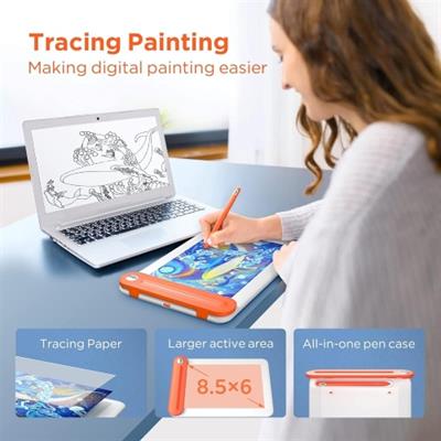 Ugee Q8W Drawing Tablet with Bluetooth 5.0 