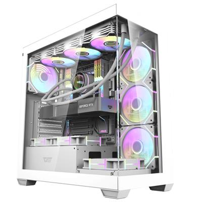 Darkflash DS900 ATX PC Case - White