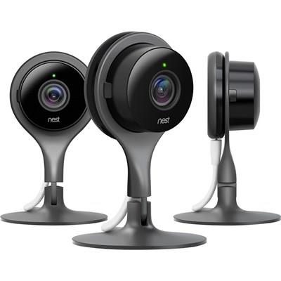Google Nest Cam Indoor Security Cameras (3-Pack) - 1080P WiFi Camera Set