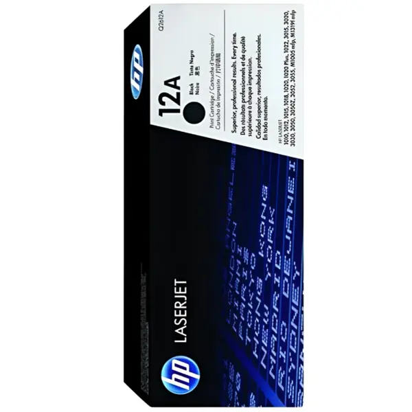 HP 12A Black Compatible Laser Toner Cartridge (Q2612A) | For HP LaserJet P1005, P1006, P1102, M1132 Printers (Copy)