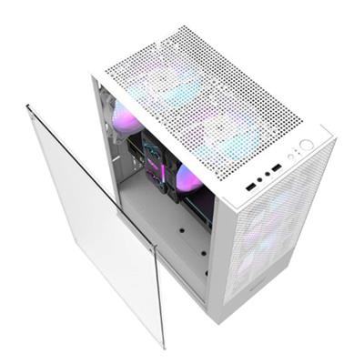 DarkFlash A290 ATX With 3 ARGB Fans Gaming Case - White