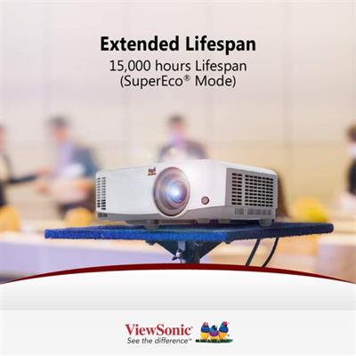 ViewSonic PA503SE Projector – 4,000 Lumens, SVGA Resolution, Business & Classroom Use