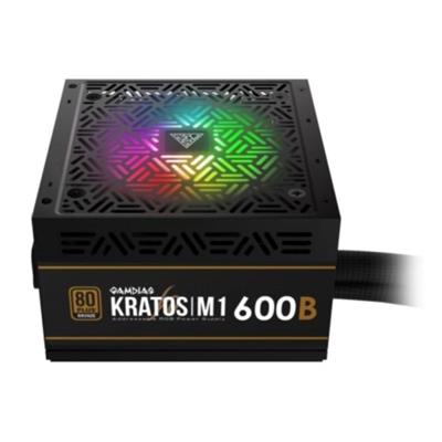 Gamdias Kratos M1-600B 600W 80 Plus Bronze RGB Power Supply Unit PSU