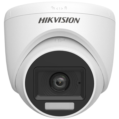 Hikvision 2MP Smart Hybrid Light Audio Fixed Turret Color Camera