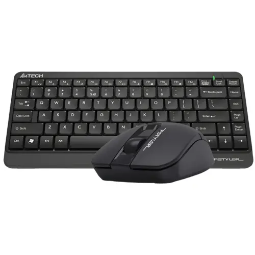 A4Tech Fstyler FG1112s 2.4G Power-Saving Compact Desktop Set | Black