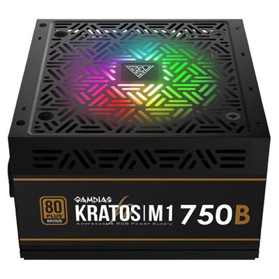 Gamdias Kratos M1-750B 750W 80 Plus Bronze RGB Power Supply Unit PSU