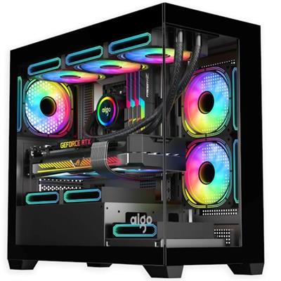 Darkflash Aigo C218M Micro ATX Gaming PC Case - BLACK