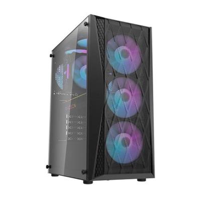 DarkFlash DK352 ATX With 4 ARGB Fans Gaming Case - Black