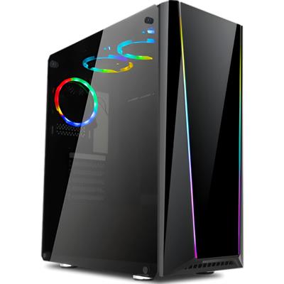 Redragon GC702 TAILGATE Gaming Chassis - RGB Tempered Glass ATX Case