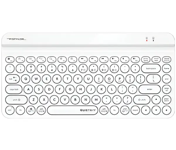 A4tech FBK30 Bluetooth & 2.4G Wireless Keyboard - White