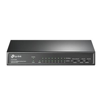 TP-Link TL-SF1009P 9-Port 10/100Mbps Desktop Switch with 8-Port PoE+ (Ver 1.0)
