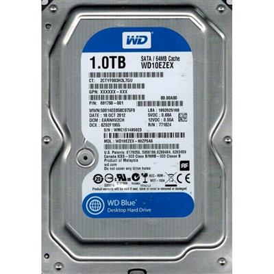 WD Blue 1TB 3.5" SATA Desktop Hard Drive (Pulled Out - New)