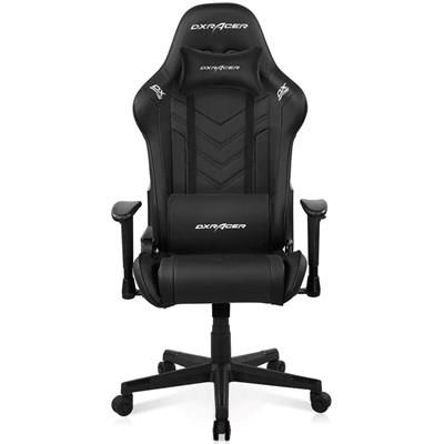 DXRacer Prince Series P132 Gaming Chair Black – Ergonomic Racing Style Chair with Lumbar Support & Recline