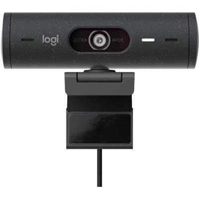 Logitech BRIO 505 1080p HDR Webcam - Made for Business, AI-Powered RightLight, Dual Noise-Reducing Mics