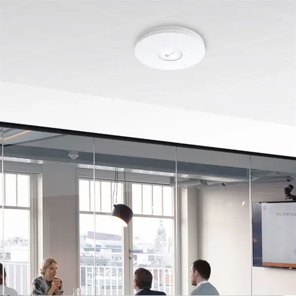 TP-Link EAP610 AX1800 Wireless Dual Band Ceiling Mount Access Point | Omada Mesh | PoE+ Powered