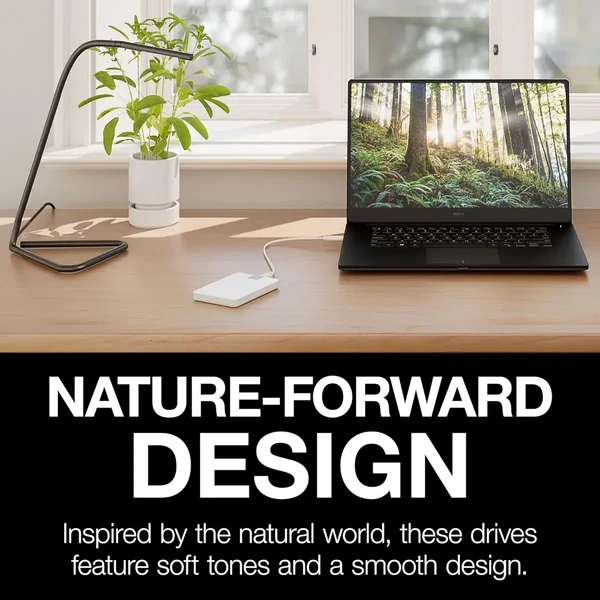 Seagate Ultra Touch 2TB External Hard Drive USB-C – Portable HDD for PC, Mac & Chromebook (Eco-Friendly Design)