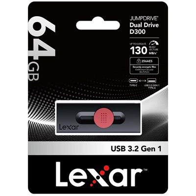 Lexar USB3.2 GEN1 Jumpdrive 64GB USB TYPE-C