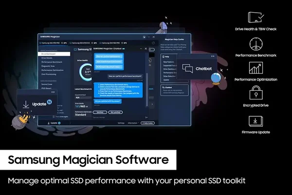 Samsung 990 PRO PCIe 4.0 NVMe SSD 2TB MZ-V9P2T0 M.2 2280