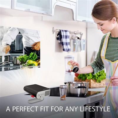 ViewSonic M1+_G2 Mini Projector – Portable LED, 125 ANSI Lumens, WVGA Resolution