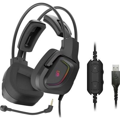 Bloody G575 Pro Dual Mode RGB Gaming Headset 7.1 Virtual Surround Sound Gun Grey Wireless Gaming Headphones