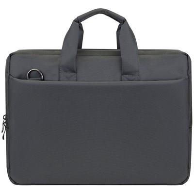 Rivacase 8231 Central Collection Laptop Bag 15.6" - Grey, Premium Business Bag