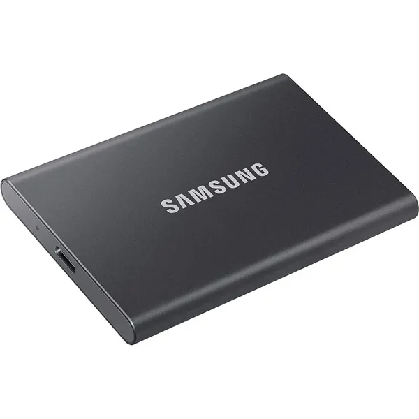 Samsung Portable SSD T7 2TB Gray MU-PC2T0T/WW USB 3.2 Gen.2 - Up to 1,050MB/s - Shock Resistant - Thermal Control