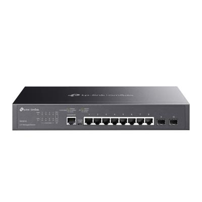 TP-Link TL-SG3210 JetStream 8-Port Gigabit L2 Managed Switch with 2 SFP Slots