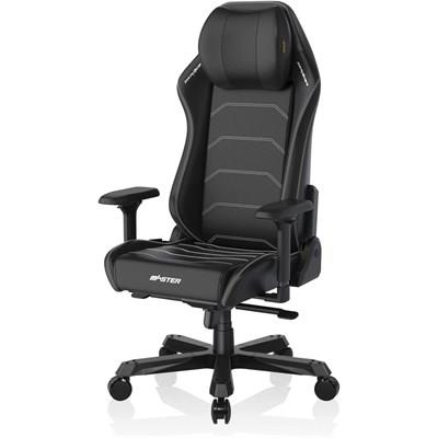 DXRacer Master Series I238S Gaming Chair Black – Premium Microfiber Leather Ergonomic Chair with 4D Armrests & Integrated Lumbar Support