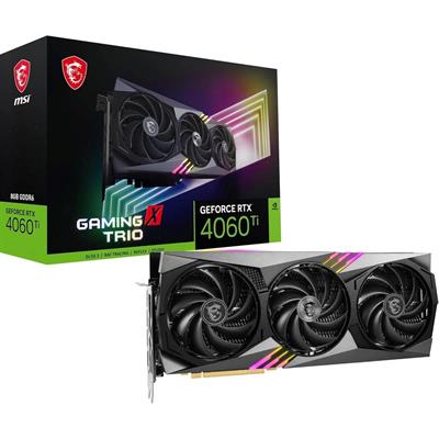 MSI GeForce RTX 4060 Ti Gaming X Trio 8GB Graphics Card