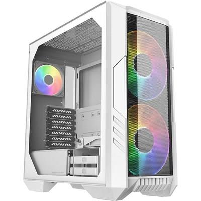 Cooler Master HAF 500 Mid-Tower Case Dual 200mm ARGB Fans White