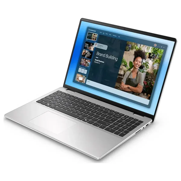 Dell 16 Laptop DC16251 – Intel Core 5 120U, 8GB DDR5, 512GB SSD, 16" FHD+ Touchscreen, Windows 11 Home – Premium Silver UltraBook