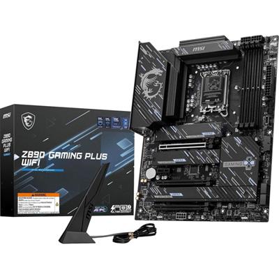 MSI Z890 Gaming Plus WiFi Motherboard – LGA1851, DDR5, PCIe 5.0, WiFi 7, ATX Gaming Board