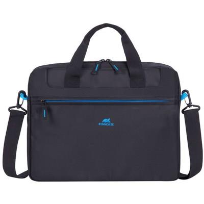 RIVACASE 8027 Regent Collection Laptop Bag 14" - Black Multifunctional Bag