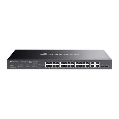 TP-Link TL-SL2428P JetStream 24-Port Gigabit + 24-Port 10/100Mbps Smart Switch with 24-Port PoE+