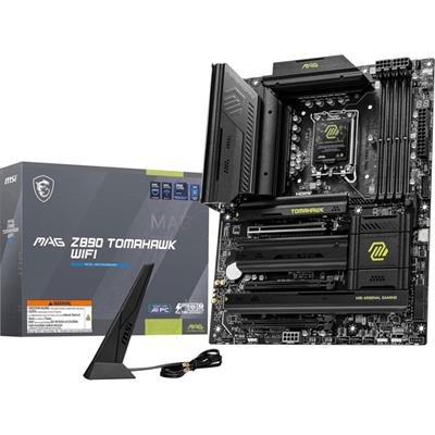 MSI MAG Z890 Tomahawk WiFi Intel LGA1851 DDR5 ATX Motherboard - PCIe 5.0, WiFi 7, Core Ultra Series 2 Ready