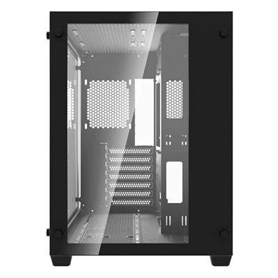 DarkFlash Aigo Tempered Glass C285 ATX Gaming Casing - Black