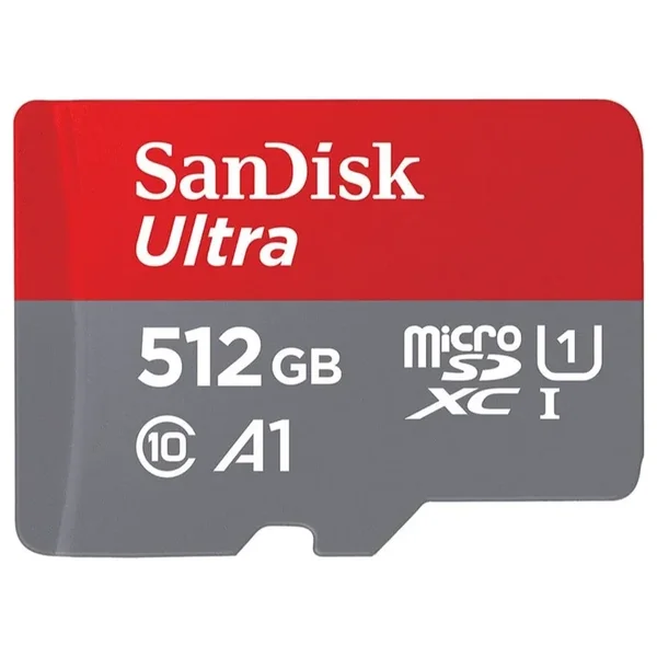 SanDisk Ultra microSD, 512GB, Up to 150MB/s Read Speed, microSDXC I, SDSQUAC-1T50-GN6MN