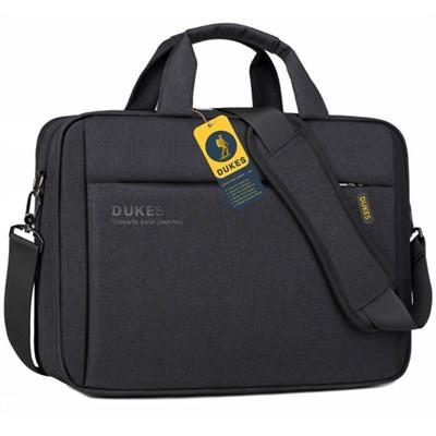 DUKES DTL-985 Top Load Laptop Shoulder Bag - Black | Fits 11"-17" Laptops